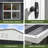 12 ft. W x 10 ft. D Outdoor Metal Storage Shed with Windows, Reinforced Steel Frame and Lockable Doors