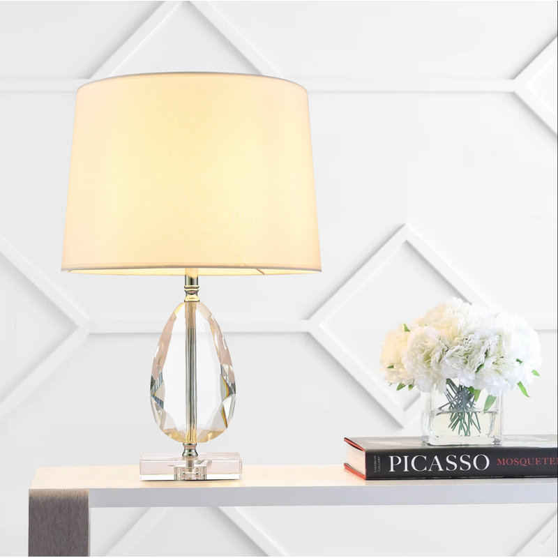 Trento Lucite & Polished Chrome Table Lamp