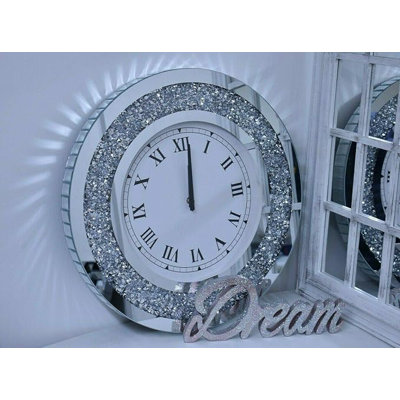 Glass Wall Clock