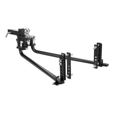 Weight Distribution Hitch, 12000 lbs Max Towing & 1200 lbs Max Tongue, Weight Distributing Hitches Kit with Sway Control Includes 2 in Shank & 2-5/16 in Ball, Load Levelling Hitch for Trailers