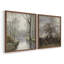 «Vintage Landscape XIX», estampe numérique encadrée - ensemble de 2-170369076-170369072