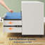 Classeur en bois mobile de 36,6 po avec tablettes et station de charge Cambrie-1093158287