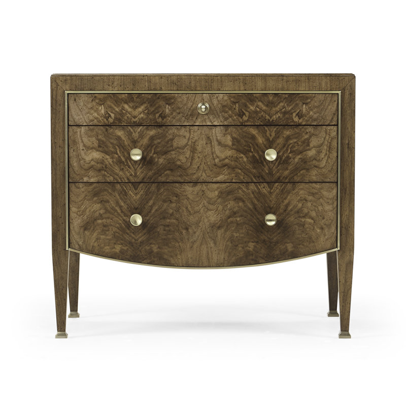 Barcelona 3 - Drawer Solid Wood Nightstand