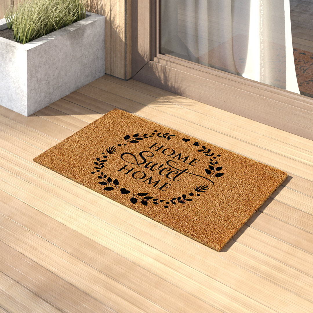 Carlasia Non-Slip Outdoor Doormat Winston Porter