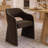 4 - Person Dining Table Sets With Extendabe Oval Table & 4 Chenille Upholstered Armchairs-430864537