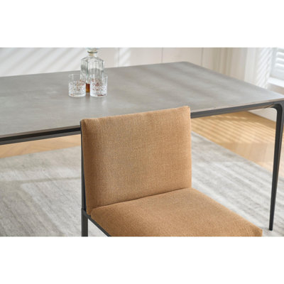 Ensemble de 2 chaises de salle à manger modernes