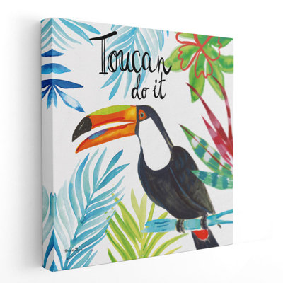 «Tropicana II Toucan», reproduction d'art sur toile