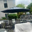 Yatra 11' Cantilever Grey Umbrella with Base-1546105432