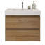 Ensemble de meuble-lavabo mural simple 30 po Arieyanna-992001988