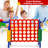 Gymax Plastic Foldable 4-to-Score Giant Game Set-58787103