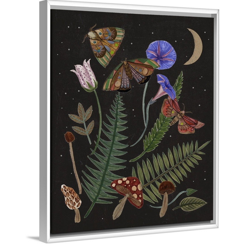 «Dark Forest IV» par Melissa Wang - reproduction d'art, H 16 po x l 13 po x P 1,75 po, Toile blanche encadrée