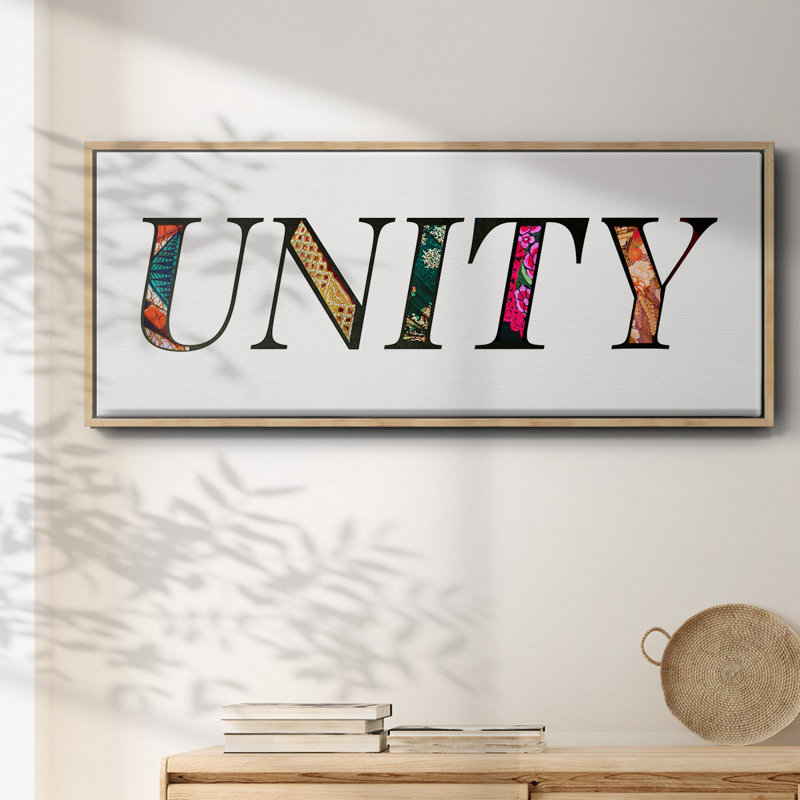 Unity - toile encadrée, H 20 po x l 50 po