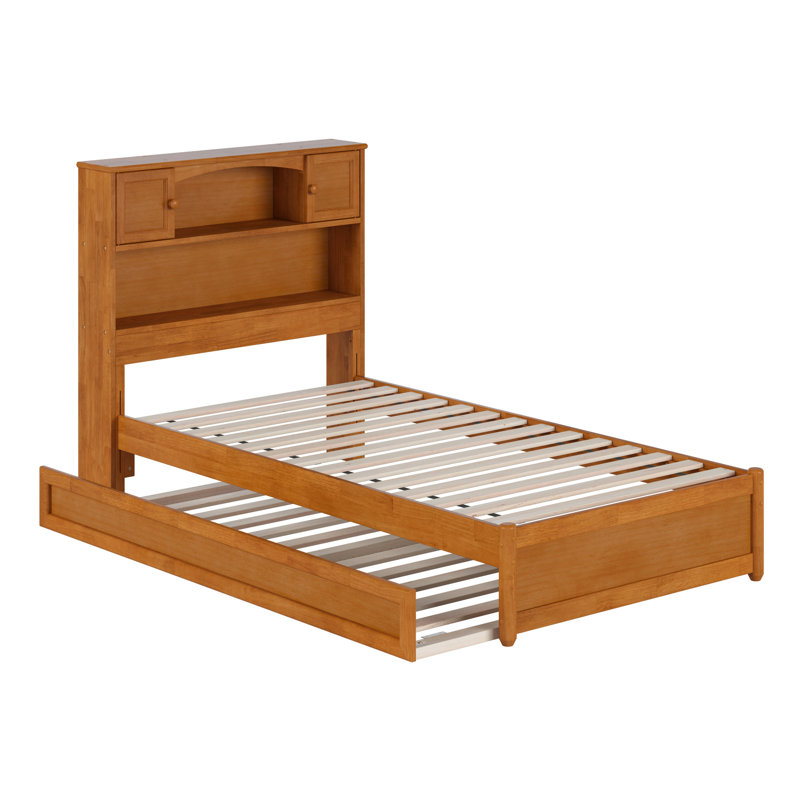Lit plateforme avec lit gigogne Denver, Twin, Light Toffee