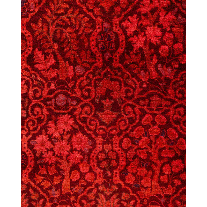 Overyed One-of-a-Kind Runner 2'7" X 12'5" Hand Knotted Area Rug