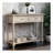 Daisy Series Console Table Traditional Design With Two Drawers And Bottom Shelf (Retro Grey)