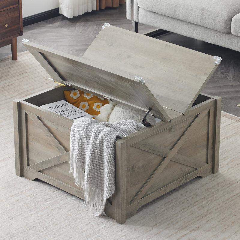 Coffee Table In Rustic Gray
