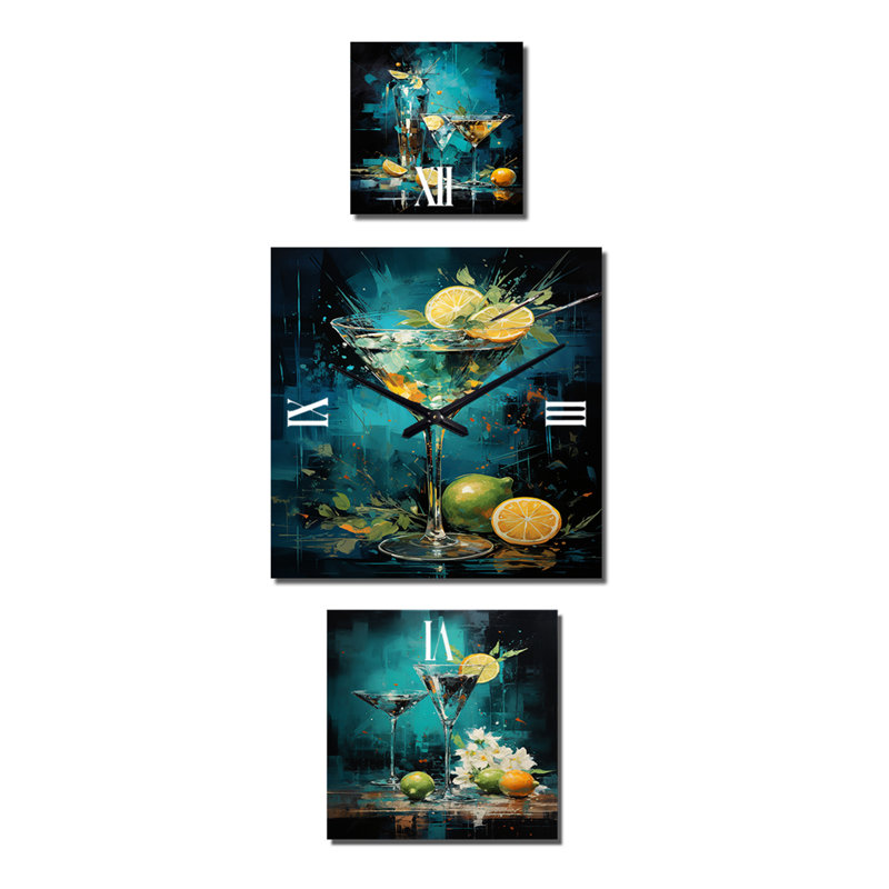 Grande horloge verticale Helbonna