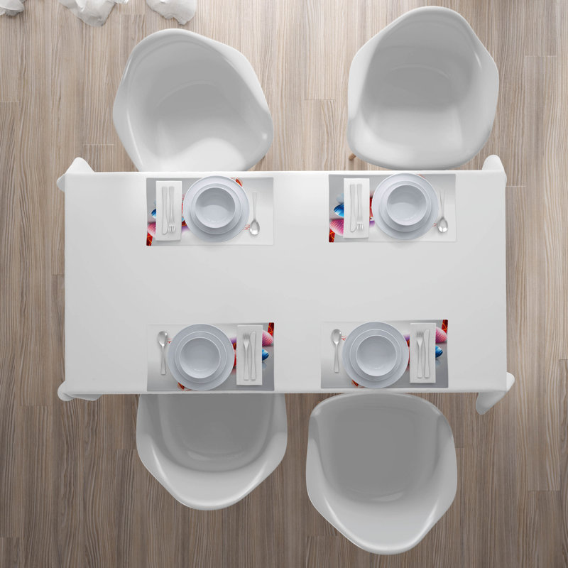 Polyester Abstract Rectangle Placemat