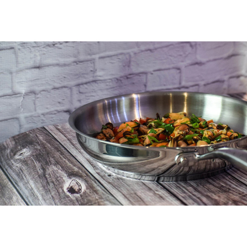 Meyer Accolade 24cm Stainless Steel Skillet Fry Pan Made in Canada