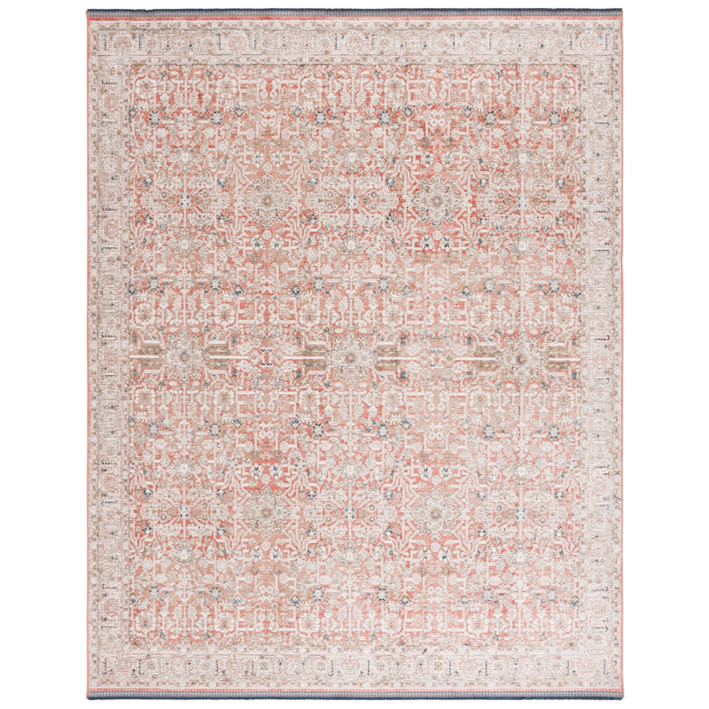 Cotton Oriental Indoor Rug, Rectangle 9' x 12'