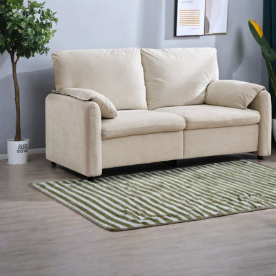 Causeuse Cloud de 71 po en chenille Cloud Comfort