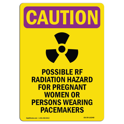 Caution Radiation Sign