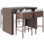 Ensemble de bar en métal avec tabourets-62617271
