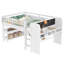 Lits en bois multifonctionnels peu encombrants, style loft moderne pour la maison