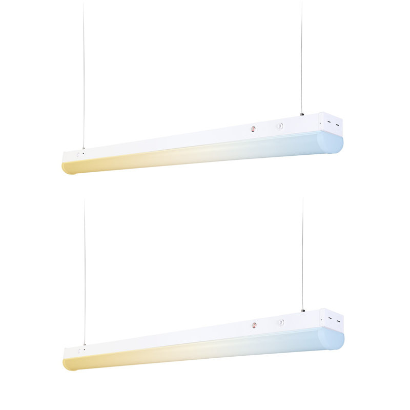 4ft 3cct Commercial Led Linear Strip Light With Emergency Battery Backup, 120-277v