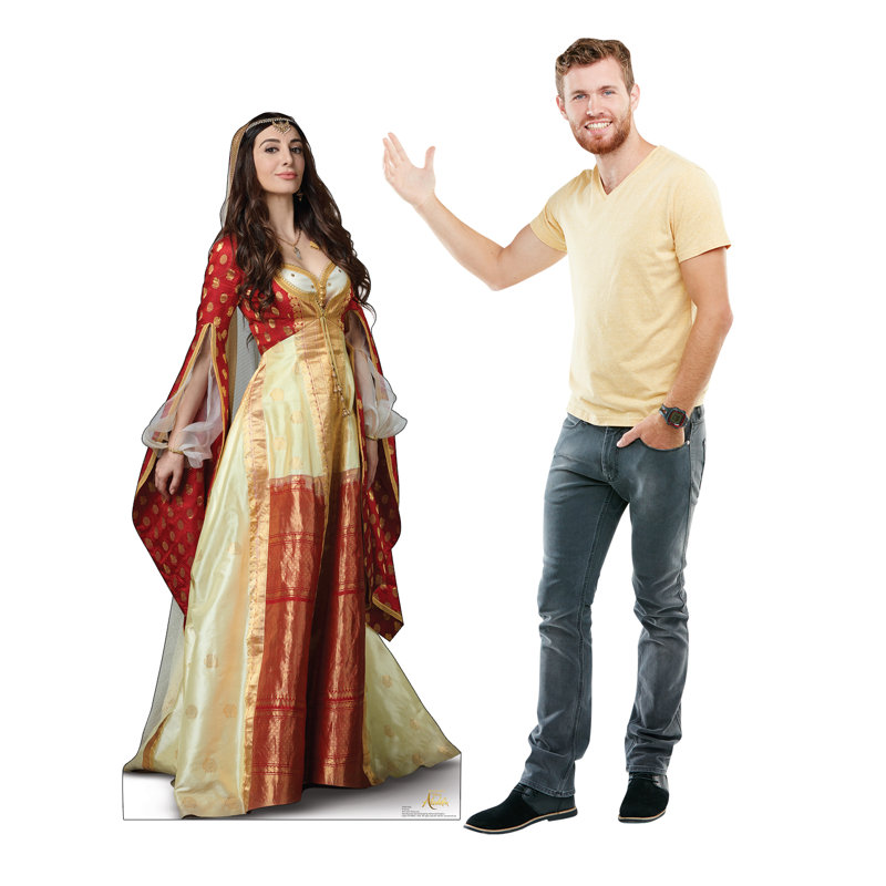 Accroche en carton dalia Aladdin