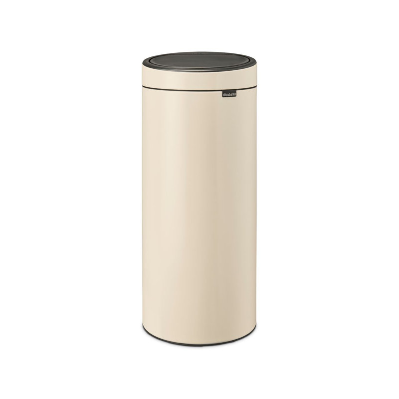 Brabantia 30 Litre Touch Bin, Soft Beige