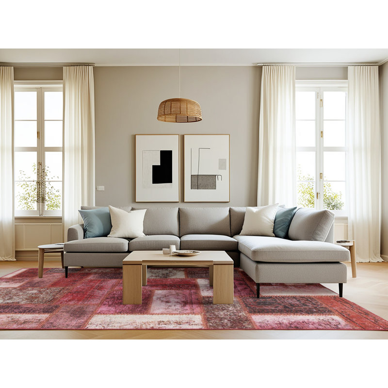 Geometric Indoor Rug, Rectangle 8' x 10'