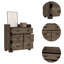Commode double l 33,46 po à 5 tiroirs Mirtha-976208418