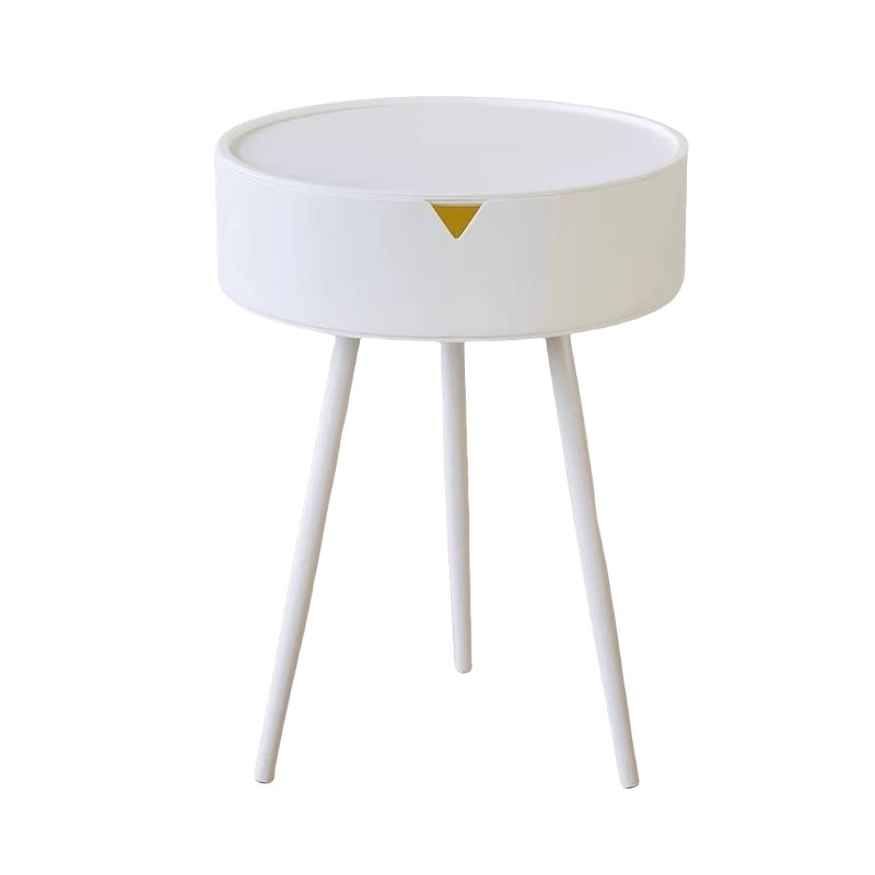 Side Table End Table Living Room Table For Sofa Couch And Bed Small Bedside Tables, White