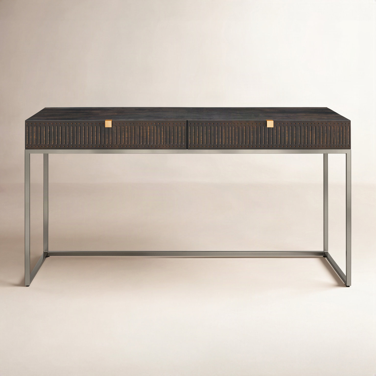 Tangelo Writing Desk, Vintage Brown