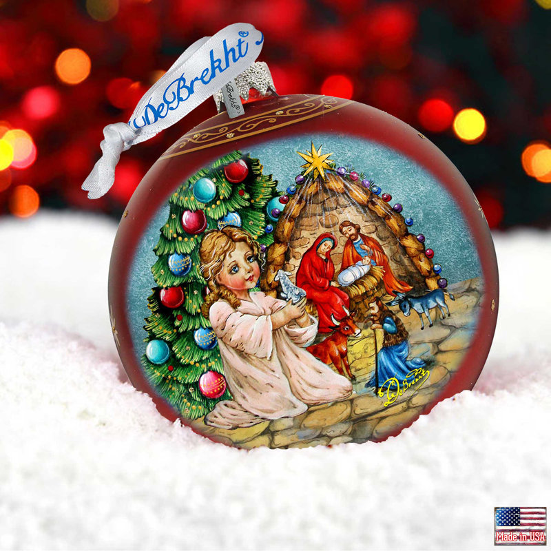 5.5'' Glass Ball Ornament
