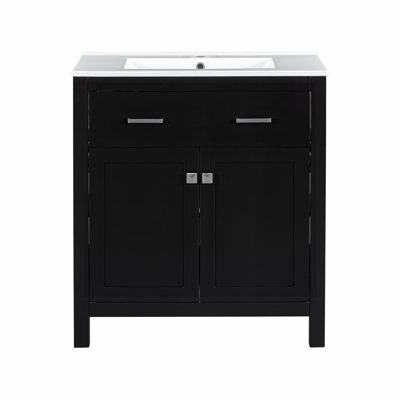 Meuble-lavabo 30 po avec lavabo en céramique