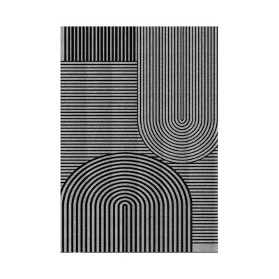 Tapis intérieur / extérieur gris Derak