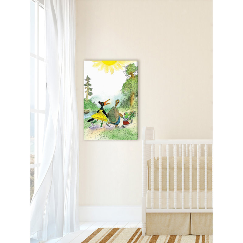 «Let's Go for a Walk», reproduction sur toile tendue, H 45 po x l 30 po