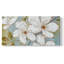 Fleurs blanches - Toile tendue avec châssis - Prêt à accrocher-315728899