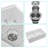 White Farmhouse Sink Workstation - 33 X 20 X 10 Inch White Porcelain Ceramic Double Bowl Farm Kitchen Sink