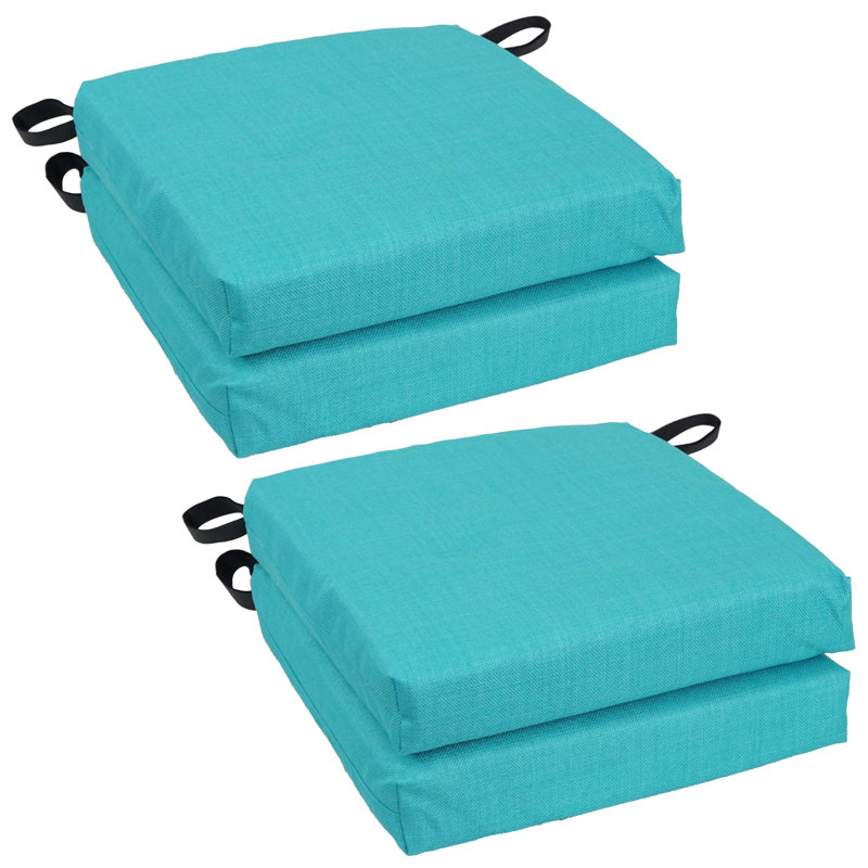 Coussin de siège intérieur / extérieur, Bleu aqua