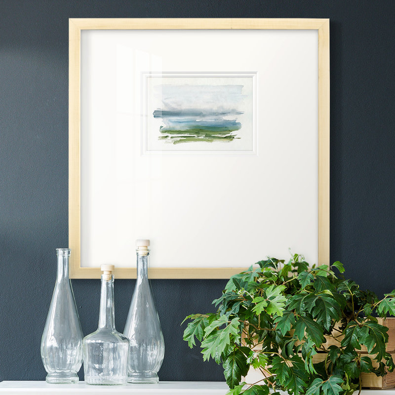 Elowen Coastline Splash III, reproduction d'art encadrée, Naturel, H 17 po x l 17 po x P 1,25 po