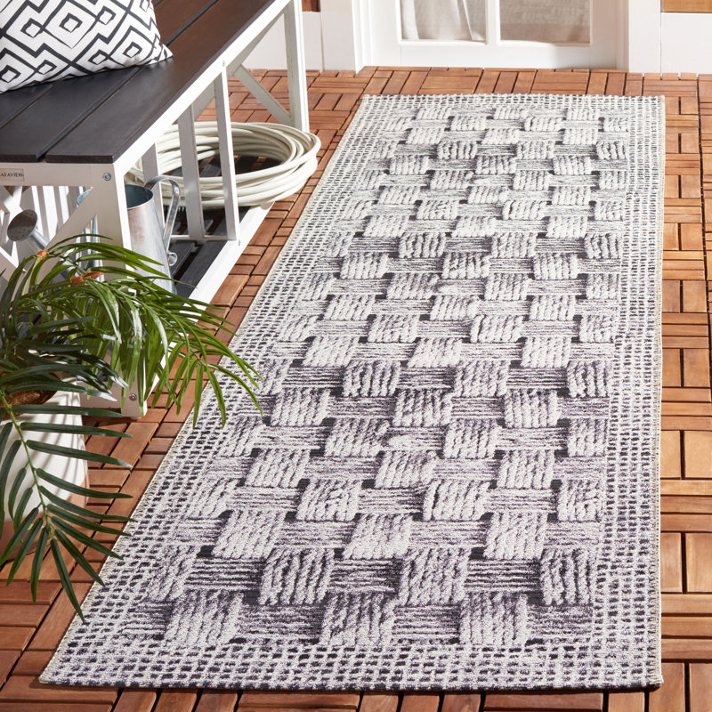 Tapis intérieur / extérieur Addisyn 500 Performance, Tapis de couloir 2 pi 8 po x 8 pi