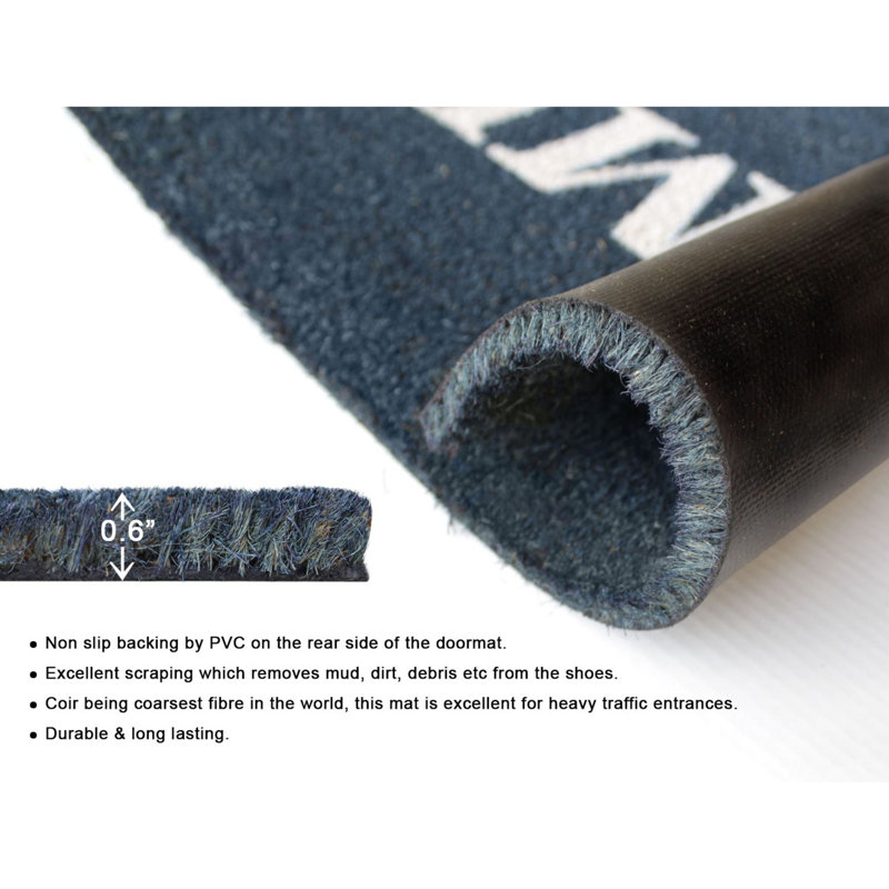 Tapis antidérapant 30 po x 18 po pour l'intérieur et l'extérieur