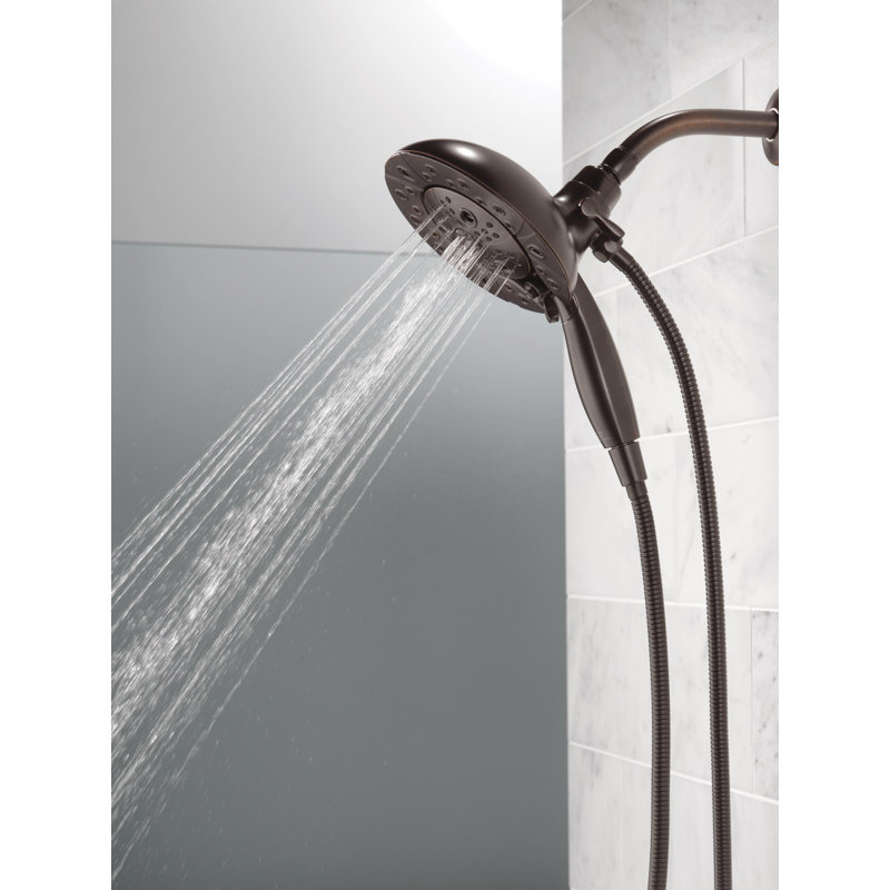 H2Okinetic In2ition 5-Setting Two-in-One Shower, Champagne Bronze