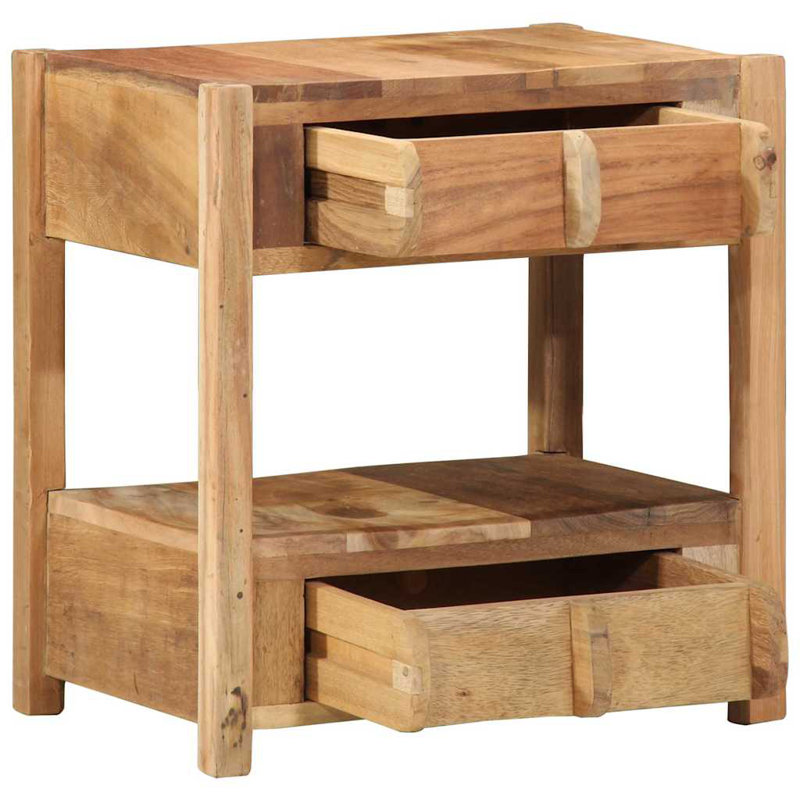 Solid Wood End Table