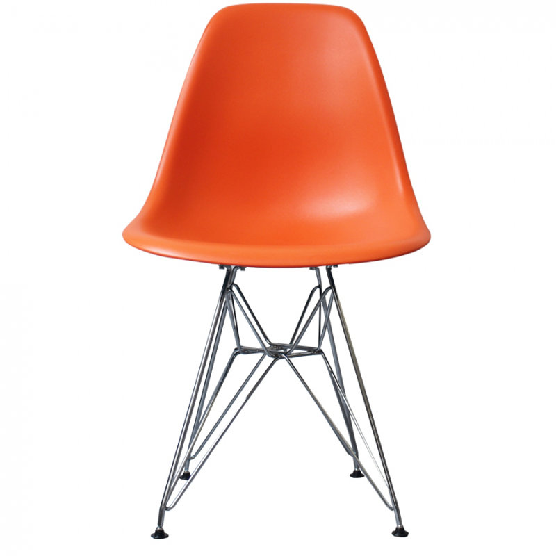 Chaise d'appoint Loie Pays-Bas, Orange, 4, Argent argent