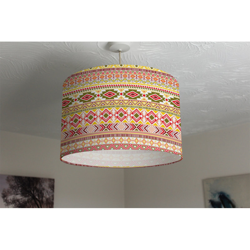 Cotton Drum Lamp Shade ( Uno ), 25cm H x 40cm W x 40cm D