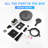 Modern Minimalist Concealed Shower System 2-Function Set - Solid Brass Control Valve, ABS Overhead & Handheld Shower With Self-Cleaning Silicone Nozzles
